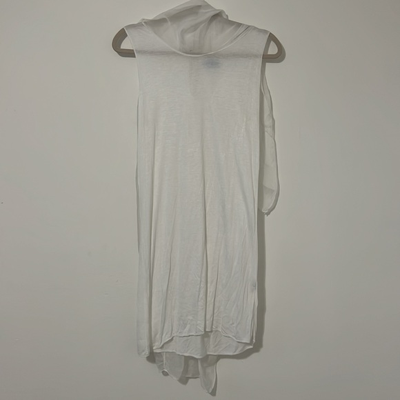 White MYKONOS By Celebrity White Translucent Dress Cover Up *One Size* - Picture 5 of 8
